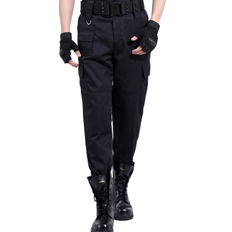 黒春秋耐摩耗戦術パンツ厚手ズボン男性特訓作業服トレーニングパンツ夏耐摩耗作戦パンツ